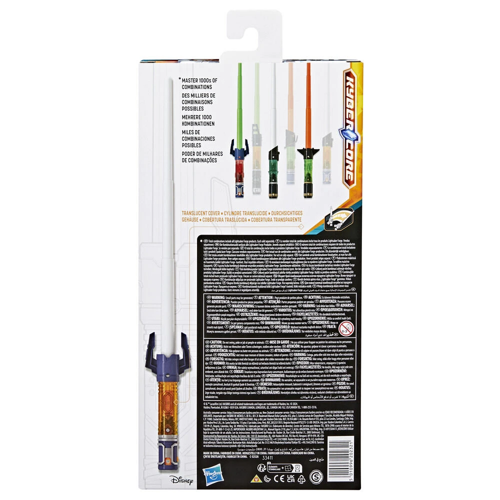 Star Wars Lightsaber Forge Kyber Core Ahsoka Tano, White Customizable Lightsaber