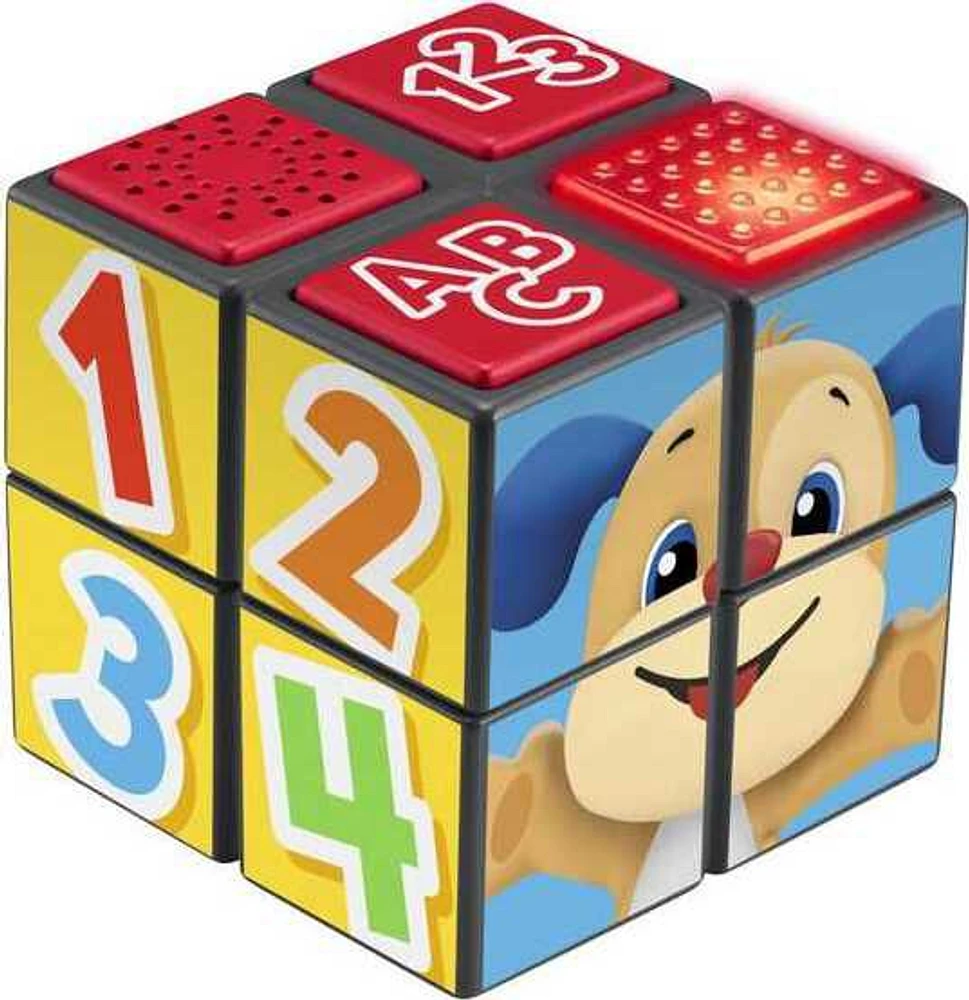 Fisher-Price Rires et Éveil Cube d'activités de Puppy version française