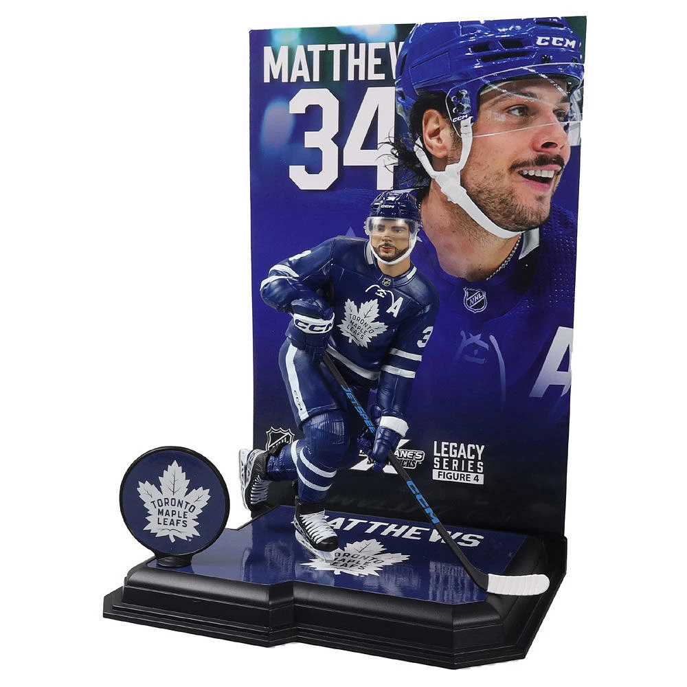 McFarlane's SportsPicks-NHL 7"Posed Fig - Auston Matthews (Toronto Maple Leafs)