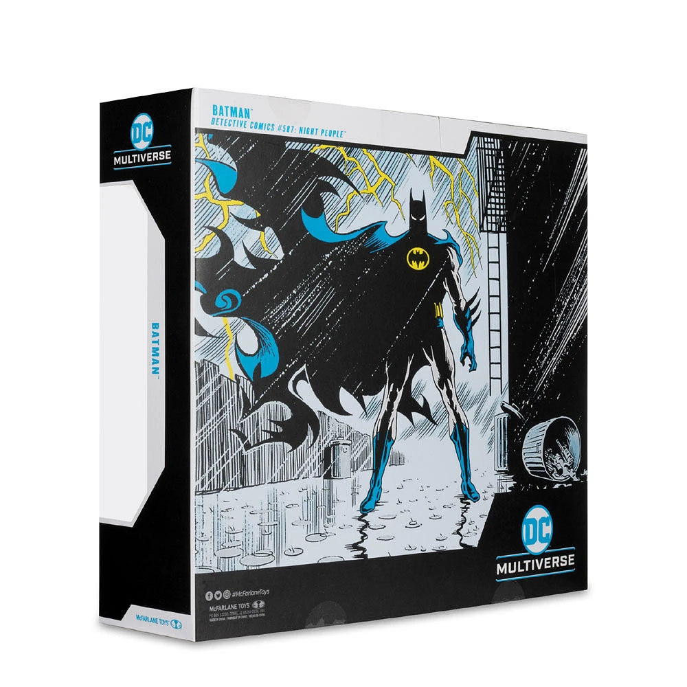 DC Multiverse Batman (Detective Comics #587 : Night People) Figure d'action de 7 pouces Label d'or