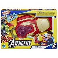 Marvel Avengers Iron Man Blaster Arc, blaster de déguisement avec 3 fléchettes NERF