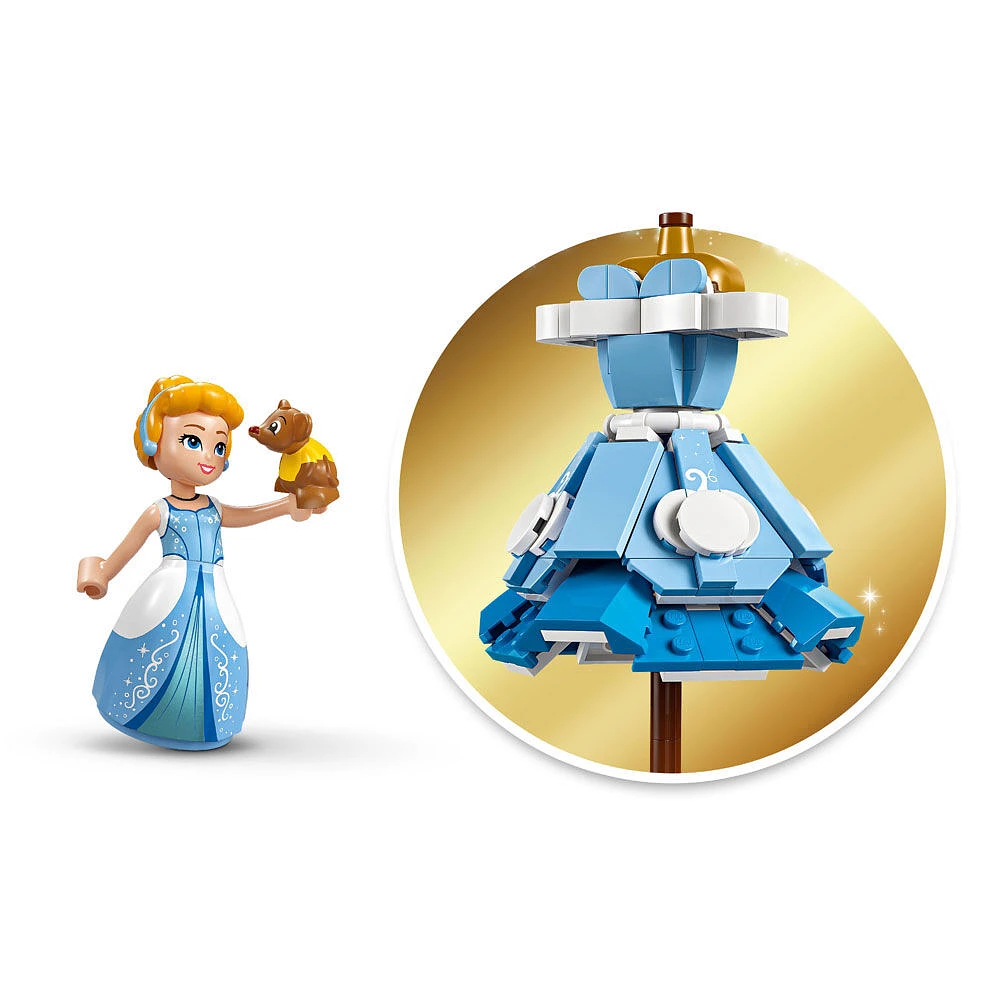 LEGO l Disney Princess La robe de Cendrillon, Ensemble de construction avec personnage pour jeu de simulation 43266