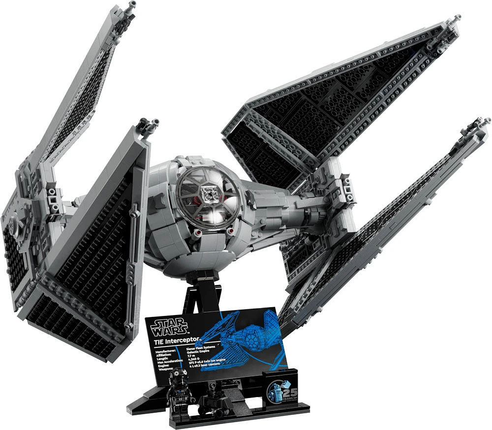 Ensemble de construction LEGO Star Wars L'intercepteur TIE 75382