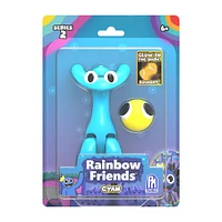 Rainbow Friends - Figurine - Cyan - Serie 2