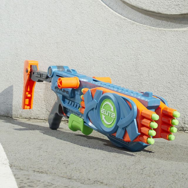 Nerf Elite 2.0 Stormcharge Motorized Blaster, 20 Nerf Elite Darts, 10-Dart  Clip, Stock, Barrel 