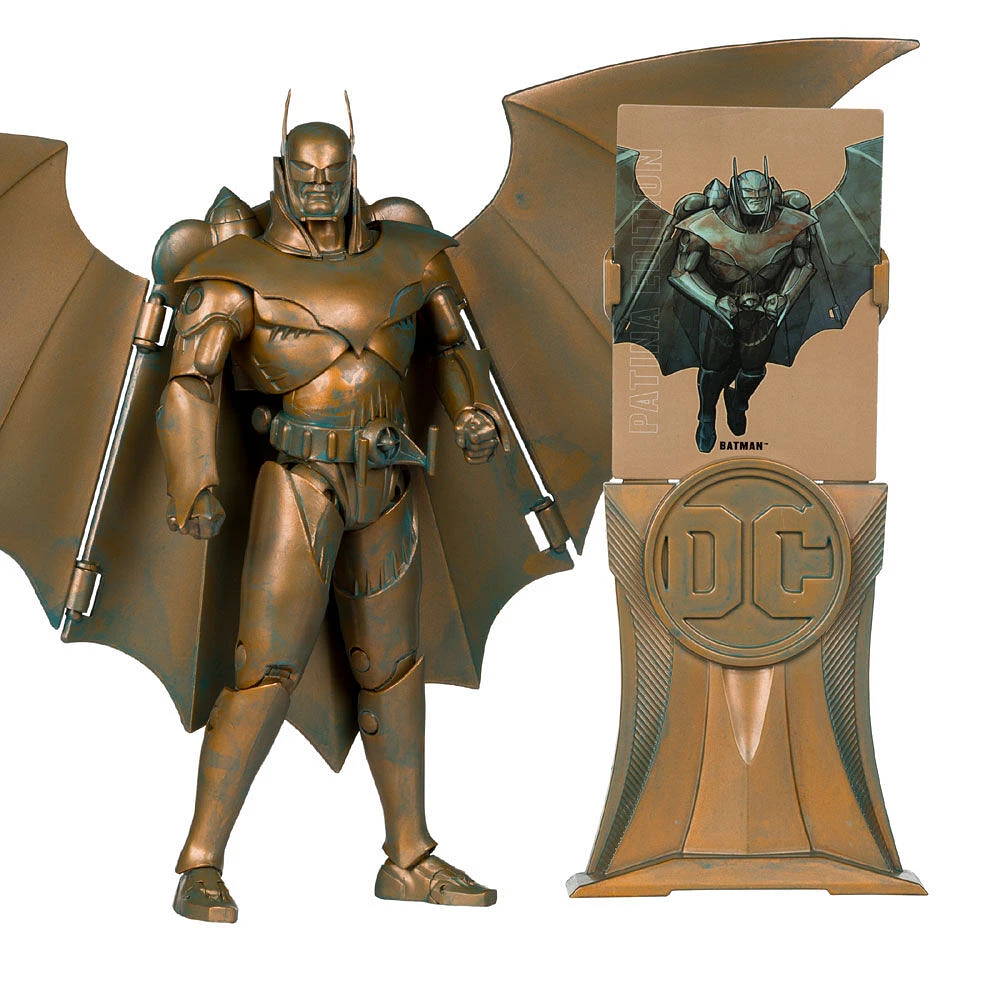 Figurine 7" DC Multiverse Armored Batman (Kingdom Come) Patina Edition Gold Label