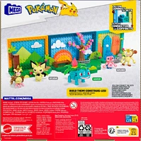 MEGA Pokémon Coffret de construction pour enfants avec 1figurine Scène du parc (220pièces)