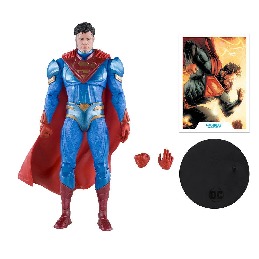 Figurine 7" DC Multiverse - Injustice 2 - Superman