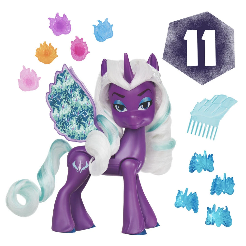 My Little Pony Opaline Arcana Ailes magiques, alicorne My Little Pony de 12,5 cm avec accessoires