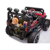 KidsVip 12V Enfants et Tout-Petits Junior Sport Utility UTV Voiture Eléctrique avec Commande à Distance - Vert - Édition anglaise