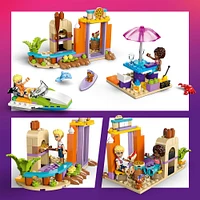 LEGO Friends La valise créative de plage et de voyage, Jouet à construire, Ensemble de jeu de simulation pour jeu de rôle 42672