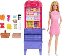 Barbie and Teresa Recipe for Friendship Malibu at the Market Doll & Playset with 11 Accessories