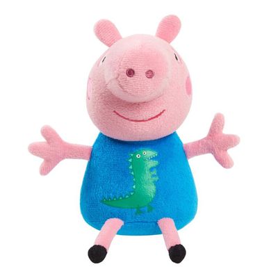 Just Play Peppa Pig 8-Inch Bean Plush George Pig, Super Soft and Cuddly  Small Plush Stuffed Animal | Metropolis at Metrotown