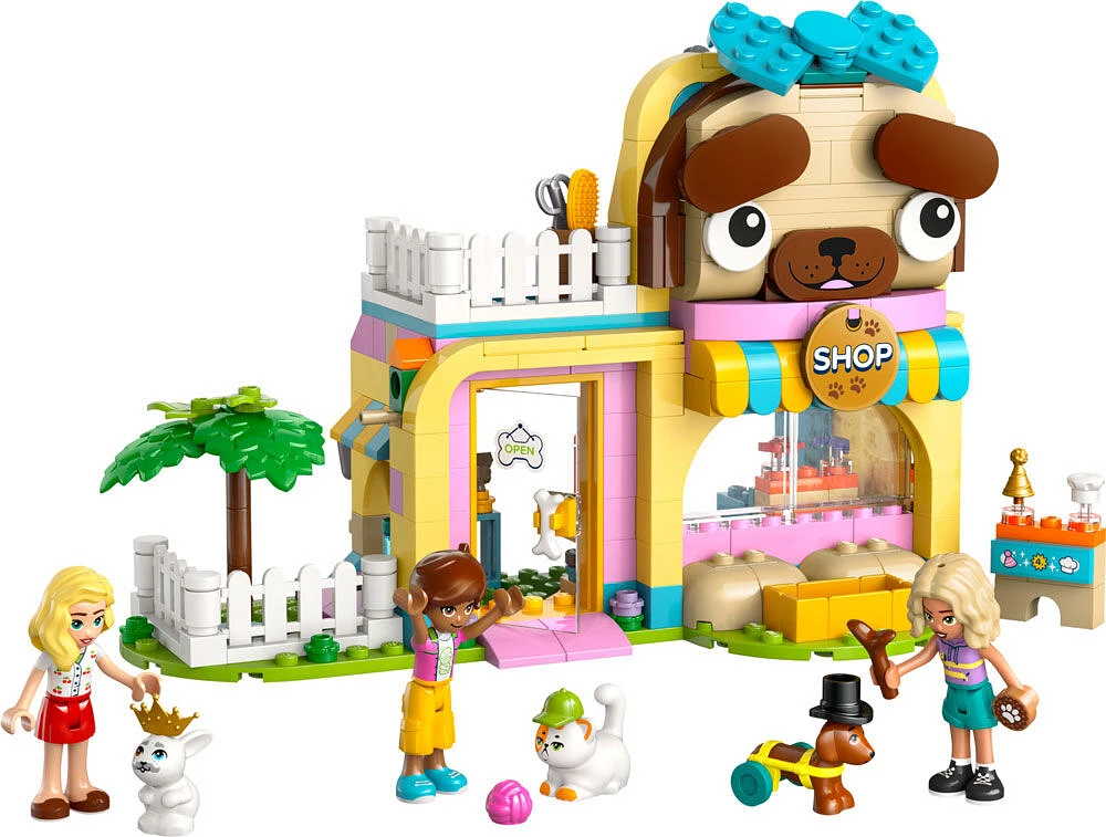 LEGO Friends La boutique d'accessoires pour animaux de compagnie Jouet Ensemble de jeu de construction, Ensemble de jeu de simulation avec des figurines d'animaux 42650