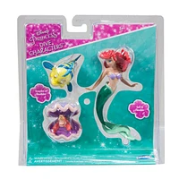 SwimWays Little Mermaid Disney Dive Characters Kids Pool Toy- Princess Ariel, Flounder, and Sebastian, Bath Toys and Pool Party Supplies