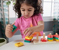 Fisher-Price Empileur de formes en bois, triage, 13éléments