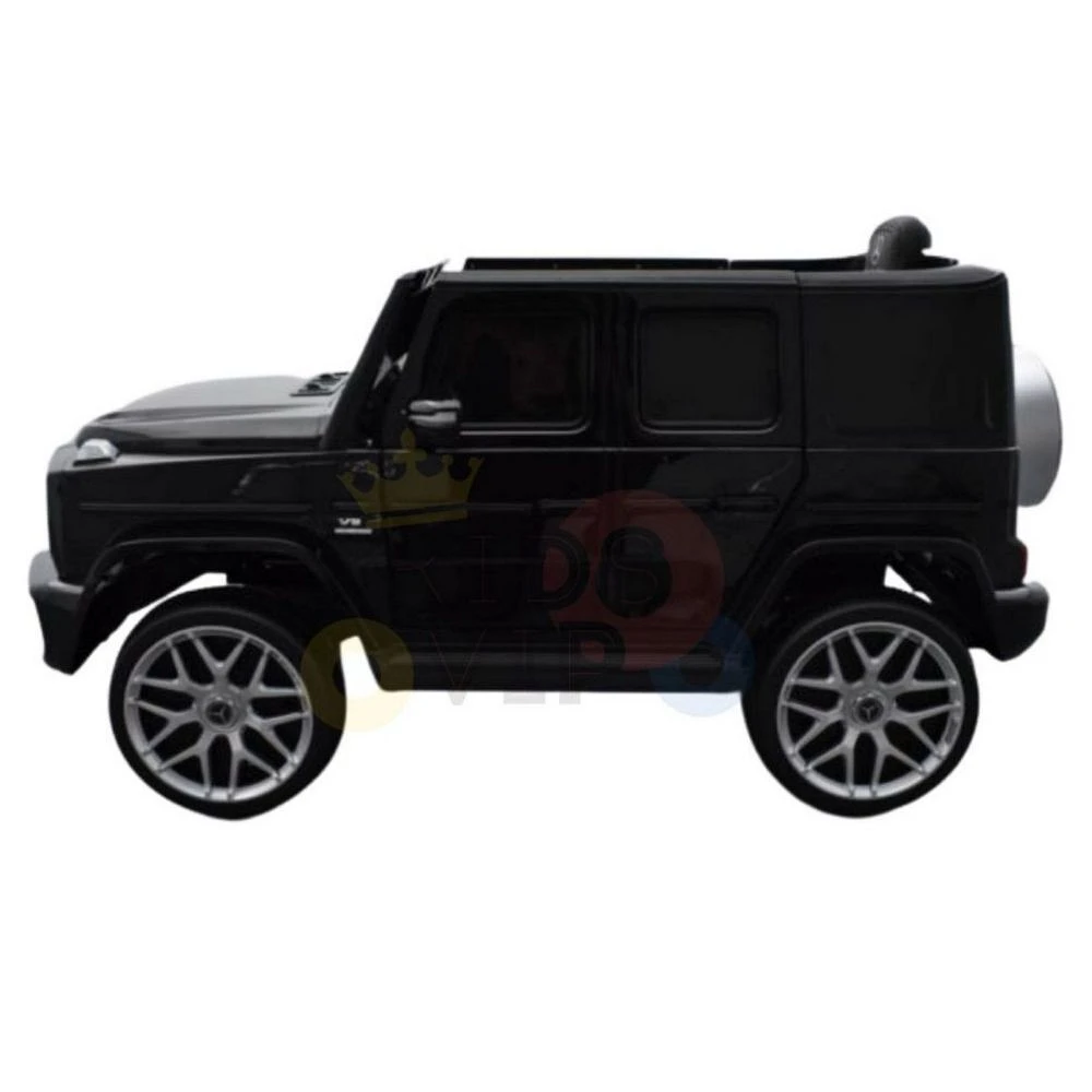 KidsVip 12V Kids and Toddlers Mercedes G63 Ride on car with Remote Control - Matte Black - English Edition