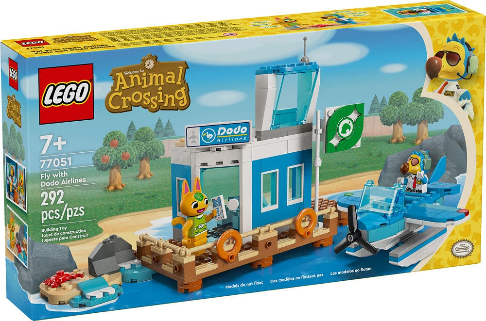 LEGO Animal Crossing Fly with Dodo Airlines Airport Building Set, Video Game Toy, 77051