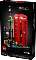 LEGO Ideas Red London Telephone Box Gift Idea for Travelers 21347