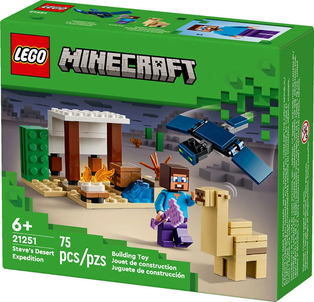 LEGO Minecraft L'expédition de Steve dans le désert Ensemble 21251