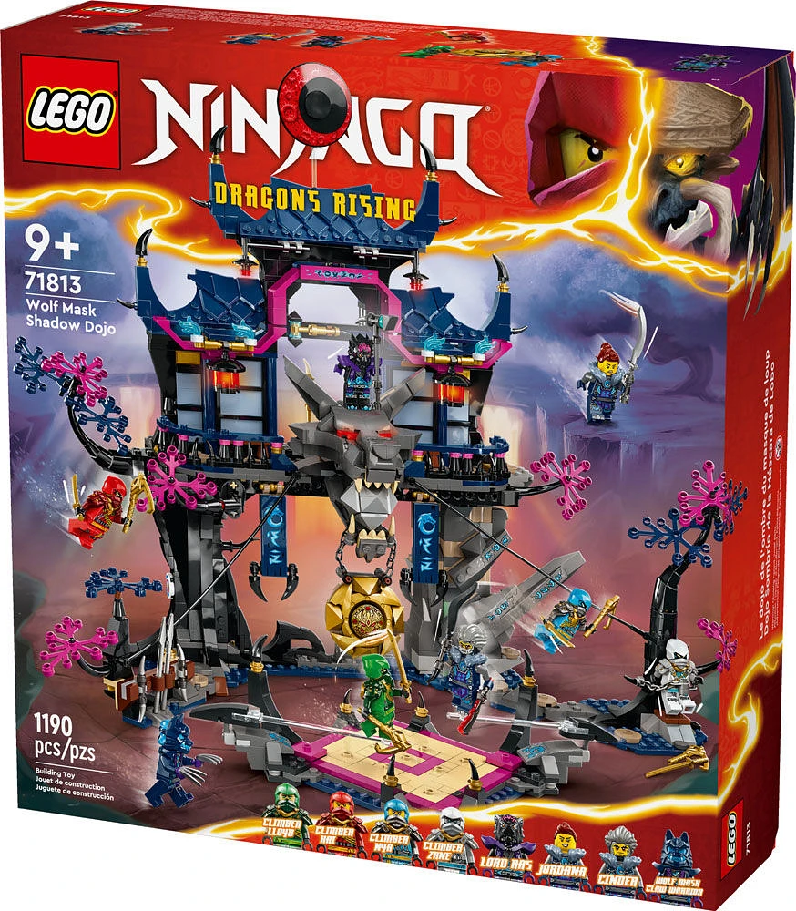 Ensemble LEGO NINJAGO Le dojo de l'ombre du masque de loup 71813