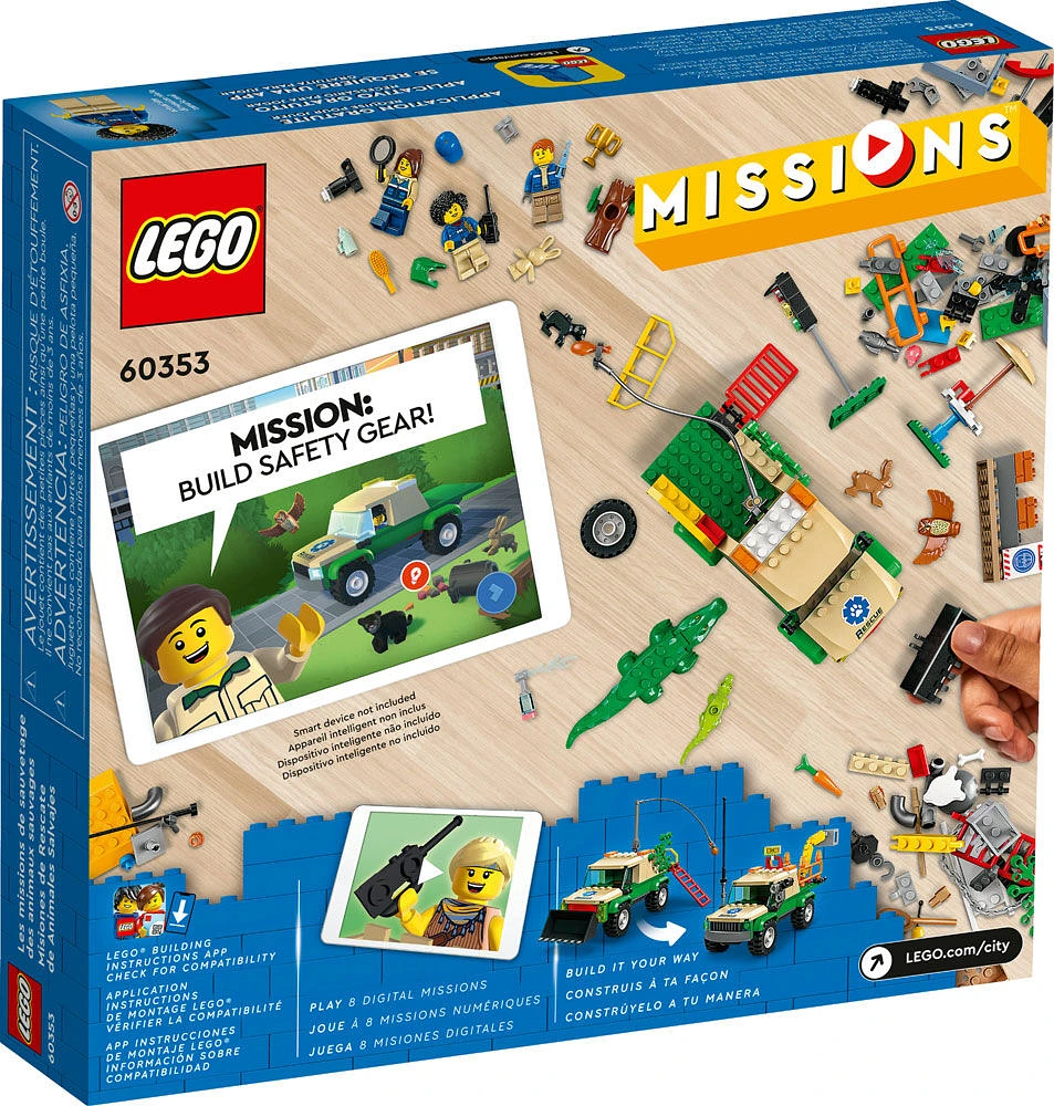 LEGO City Wild Animal Rescue Missions 60353 Building Kit (246 Pieces)
