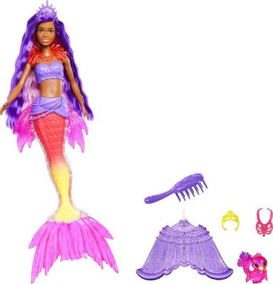 Barbie Mermaid Doll Nurturing Playset With Merbaby Octopus And