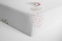 Kushies - Percale Dream crib sheet Floral
