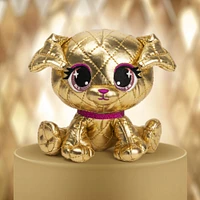 GUND P.Lushes Designer Fashion Pets Limited-Edition Goldie La'Pooch Puppy Premium Stuffed Animal, Gold and Pink, 6"