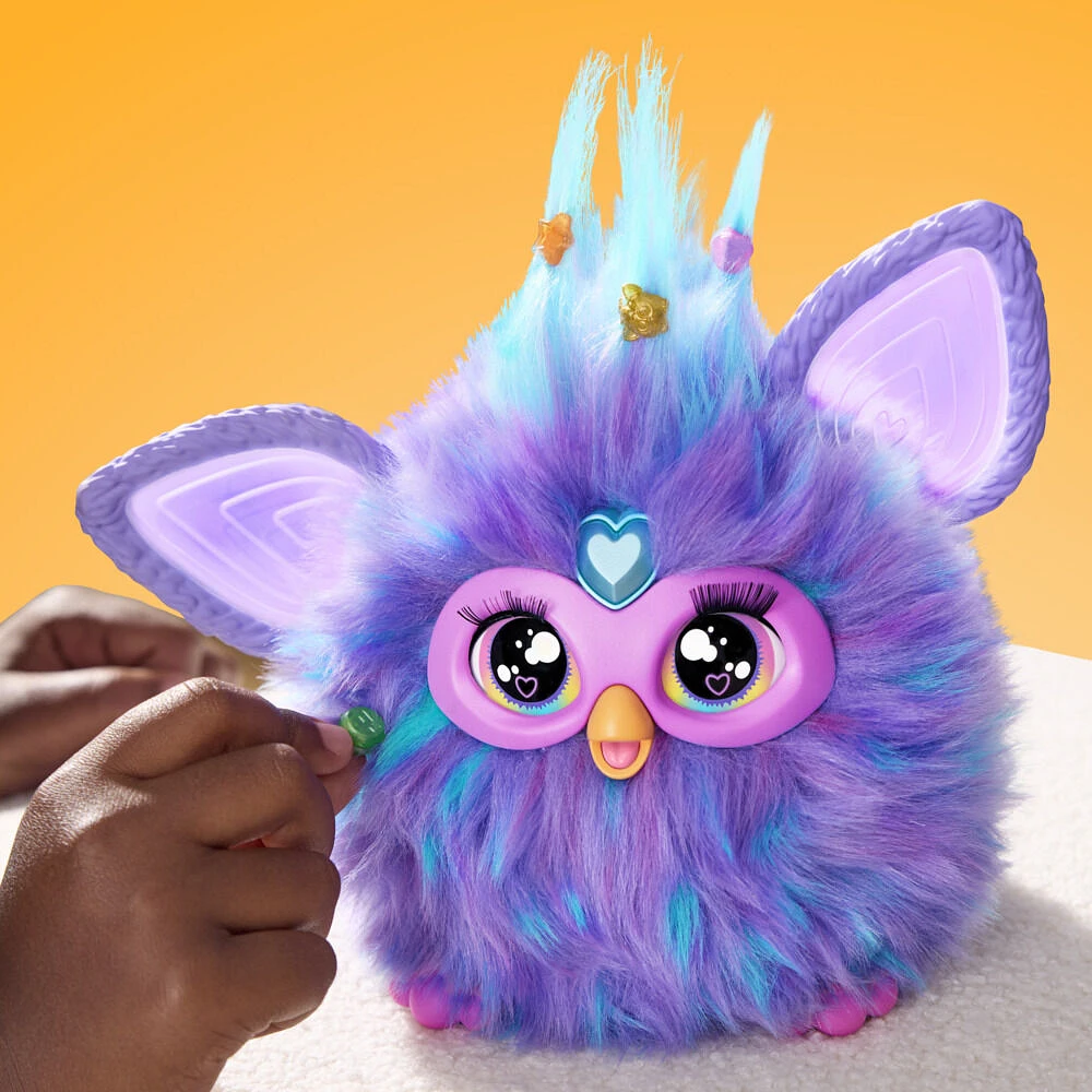 Furby Purple Interactive Plush Toy - English Version