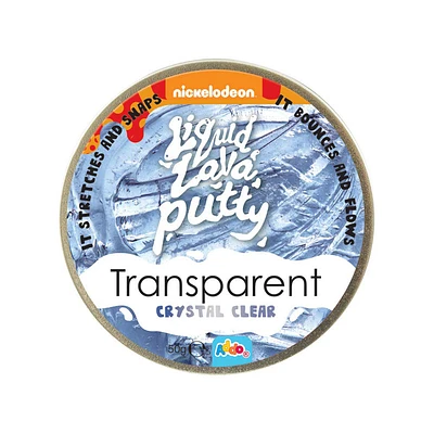 Pâte à modeler Liquid Lava Putty transparente - Notre exclusivité