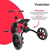 Yvolution Velo Flippa 3in1 Trike to Balance Bike