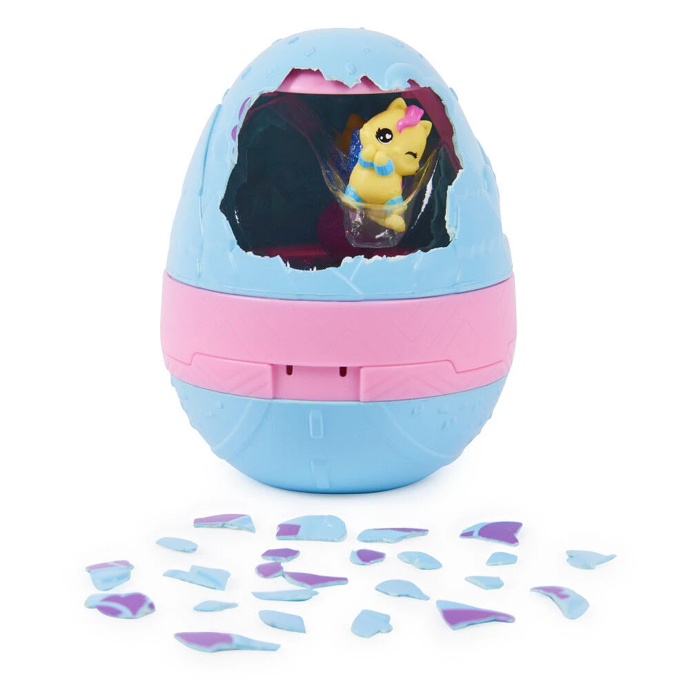 Hatchimals CollEGGtibles, Playdate Pack Rainbow-cation, Coffret oeuf avec 4 personnages et 2 accessoires (les styles peuvent varier)