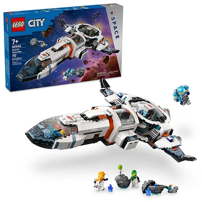 LEGO City Le vaisseau galactique modulaire, jouet spatial pour les enfants, cadeau d'astronaute pour les 7 ans et plus 60446