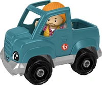 Fisher-Price Little People Pick-Up Truck Toy and Figure Set for Toddlers, 2 Pieces