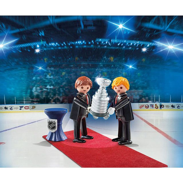 Playmobil - NHL Score Clock with Referees - The Smiley Barn