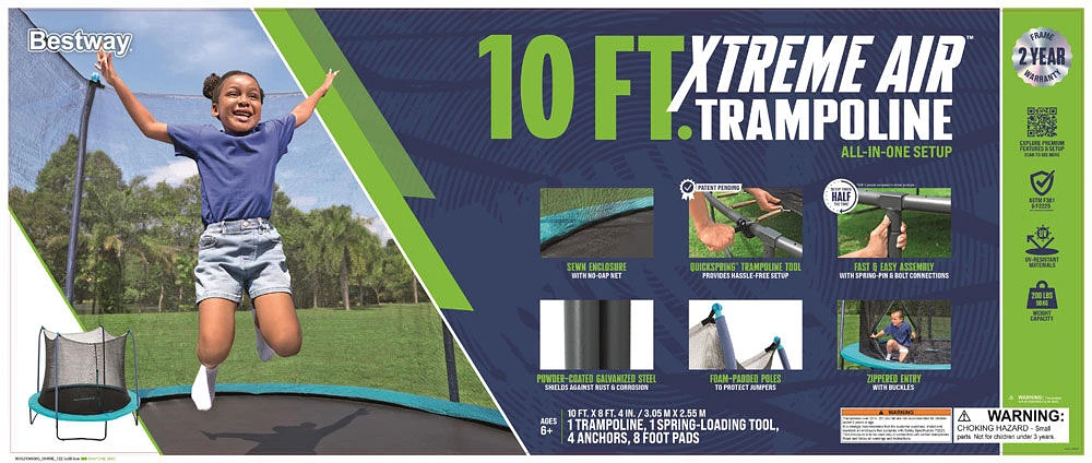 Trampoline extérieur pour enfants Xtreme Air 3,05 m