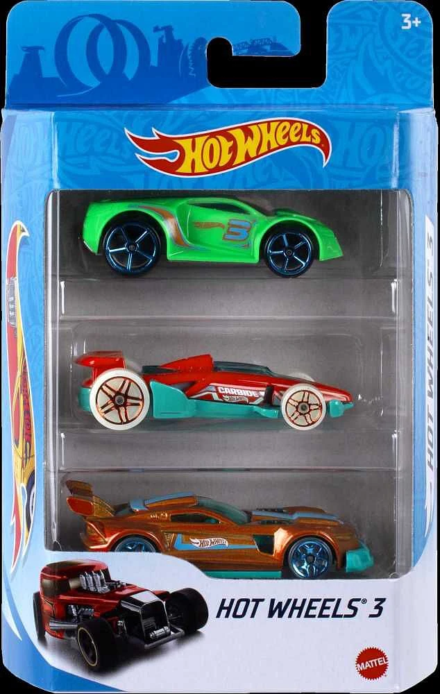 Hot Wheels 3-Car Pack, Multipack of 3 Hot Wheels Vehicles