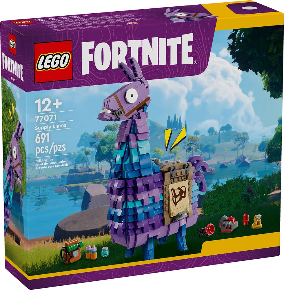 LEGO Fortnite Supply Llama Jouet de jeu vidéo et figurine pour le jeu et l'exposition 77071