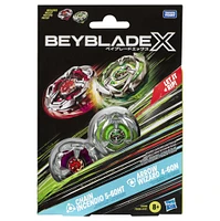 Beyblade X Dual Pack Chain Incendio 5-60HT et Arrow Wizard 4-60N