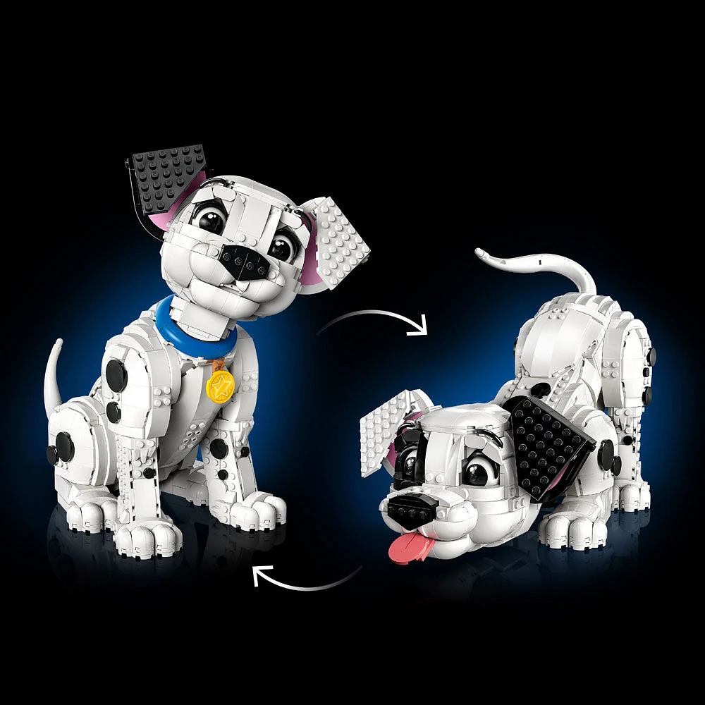 LEGO Disney 101 Dalmatians Puppy Building Set for Adults - Collectible DIY Kit for Fans 18+ - 43269