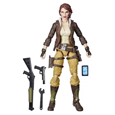 G.I. Joe Classified Series Courtney "Cover Girl" Krieger Action Figure 59 Collectible Toy, Accessories, Custom Package Art