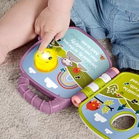 Fisher-Price Livre Interactif Singe Violet, avec lumières et sons - Édition anglaise