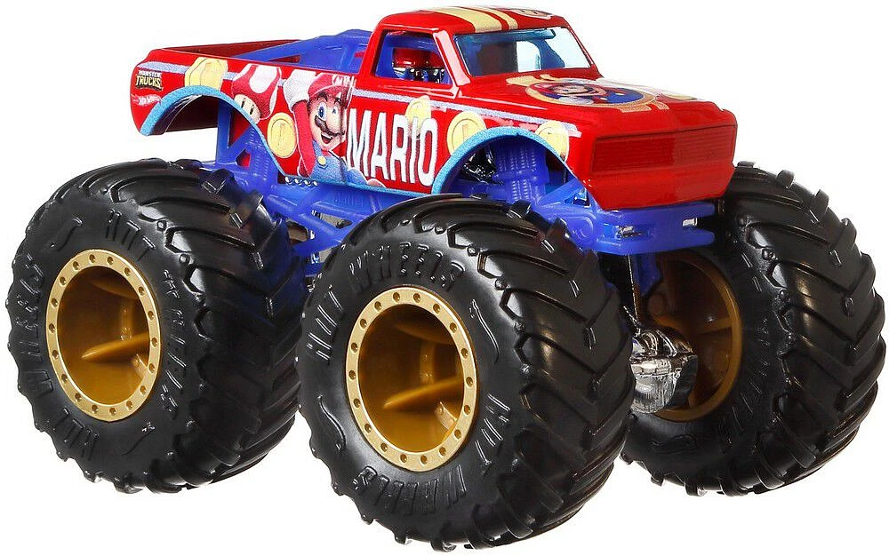 Hot Wheels - Monster Trucks - Échelle 1:64 - Assort. TGT Thématique - Véhicule - Les styles peuvent varier