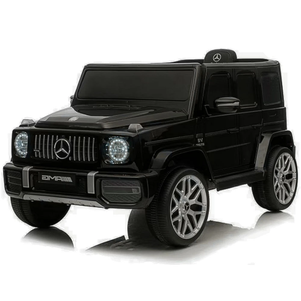 KidsVip 12V Kids and Toddlers Mercedes G63 Ride on car with Remote Control - Matte Black - English Edition