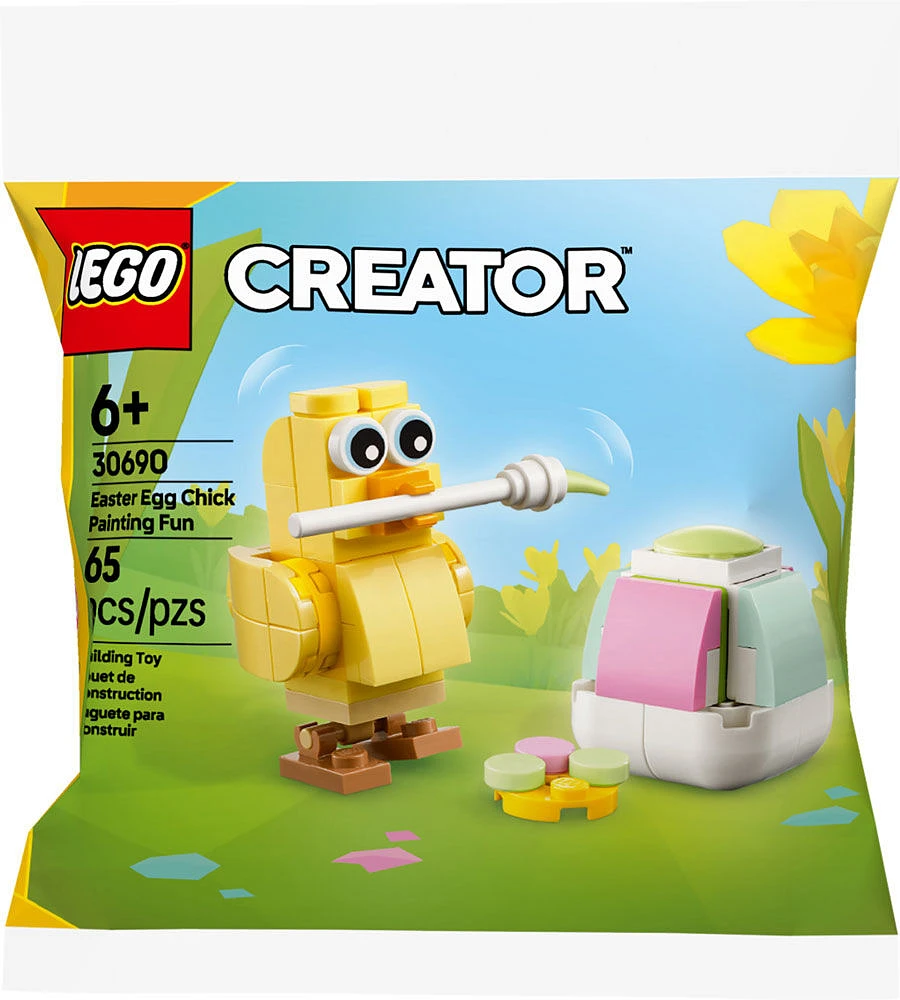 LEGO Creator Easter Egg Chick Painting Fun Building Kit - Great Easter Basket Stuffer - 30690