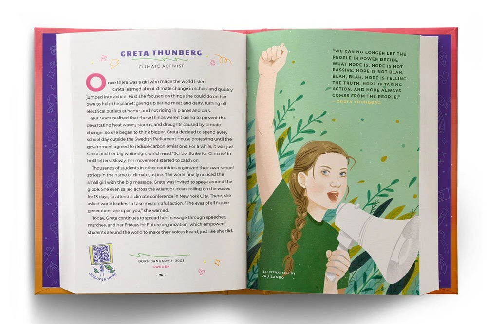 Good Night Stories For Rebel Girls: 100 Inspiring Young Changemakers - Édition anglaise
