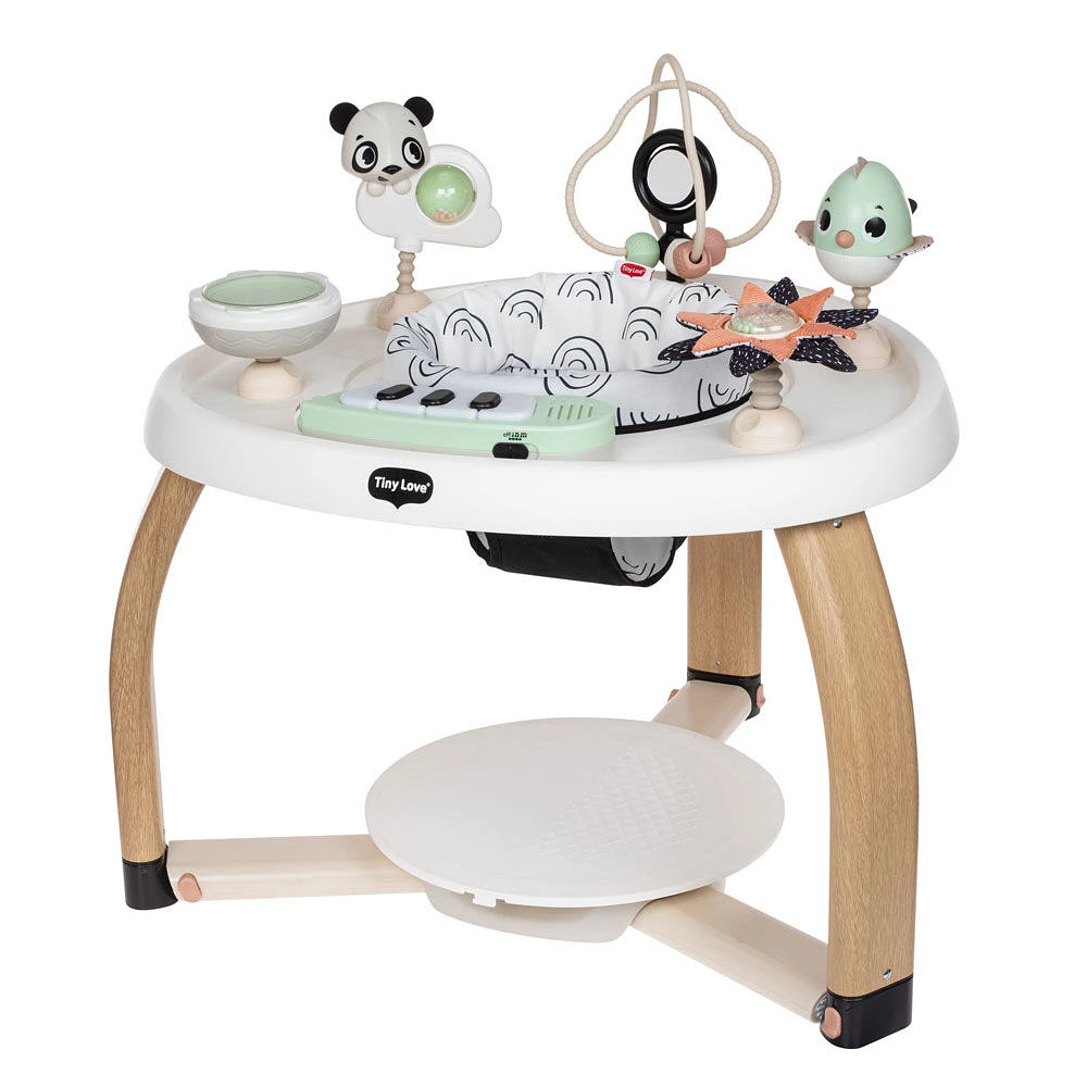 Tiny Love 5-in-1 Here I Grow Stationary Activity Center - Black & White Décor Collection