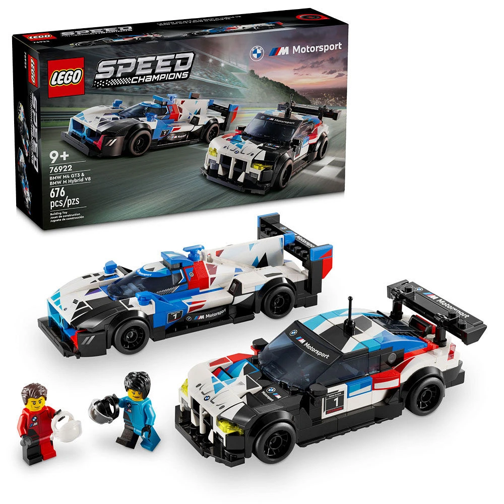 LEGO Speed Champions BMW M4 GT3 & BMW M Hybrid V8 Race Cars 76922