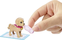 Barbie Barbie Adopte Un Chiot, coffret avec poupée et 2chiots